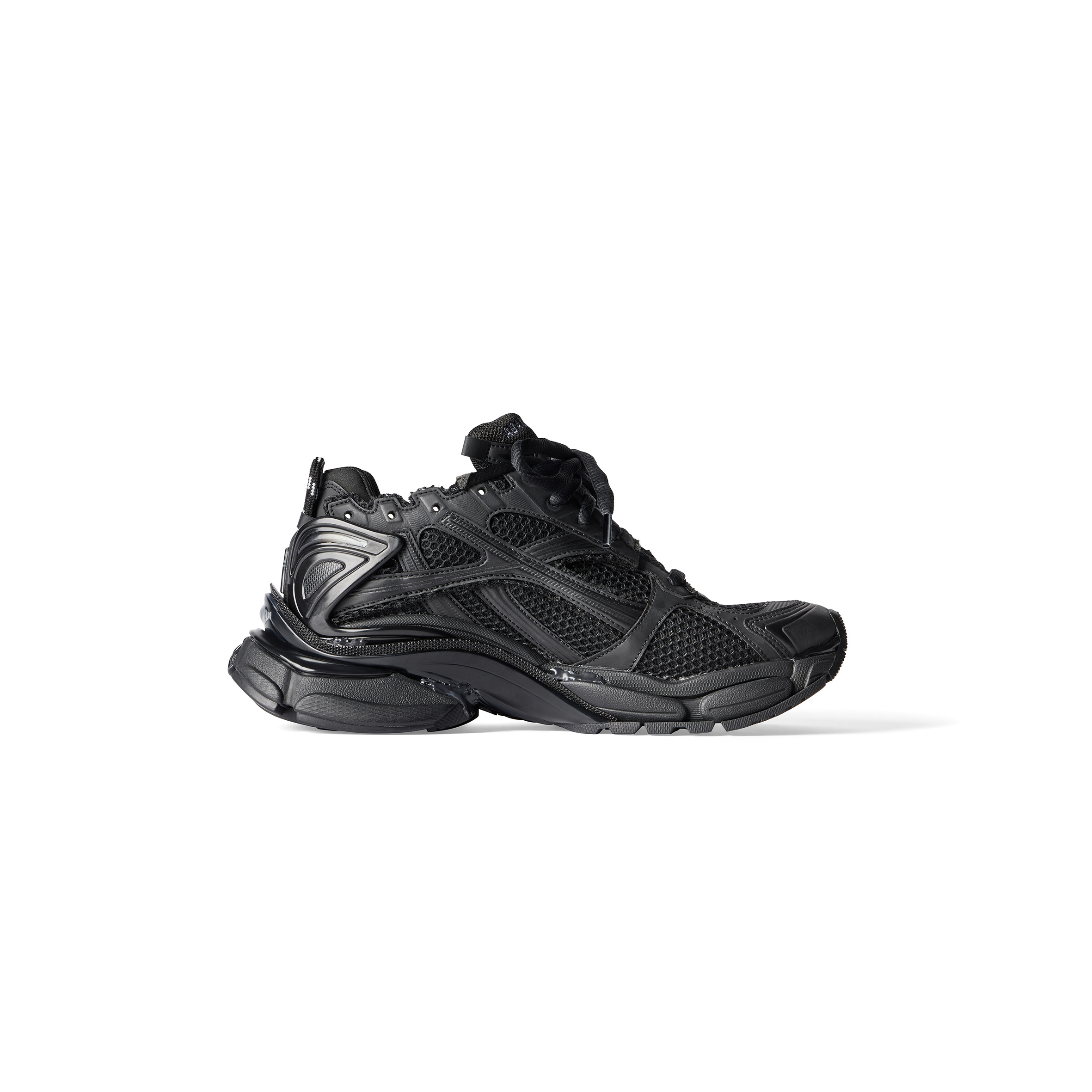 BALENCIAGA MEN'S RUNNER SNEAKER IN BLACK 772774W3RBT1000